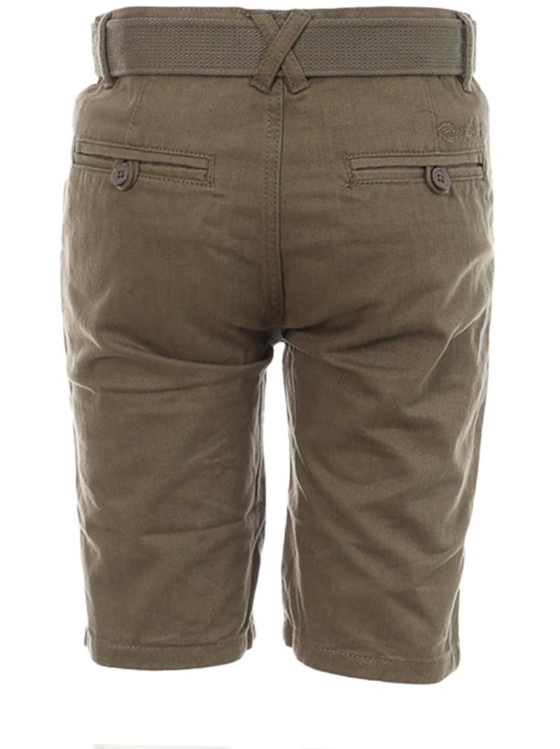 Pantalones cortos para niño redskins Verde caqui claro - Kiabi