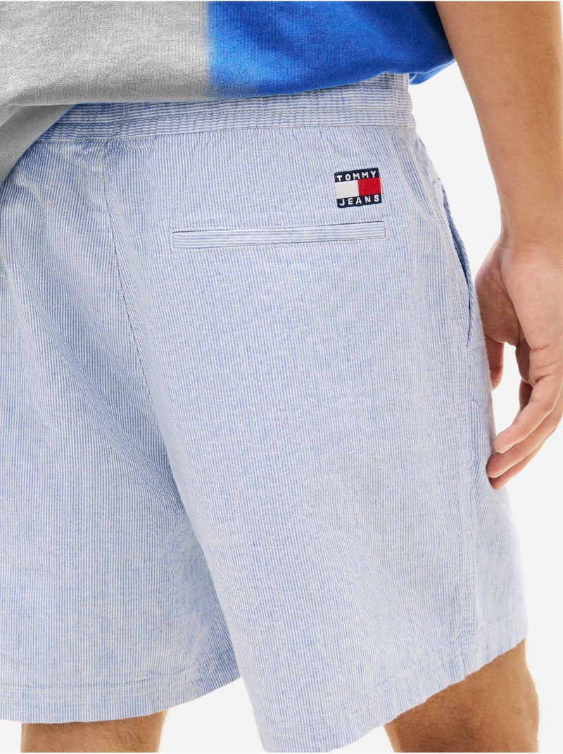 Pantalones cortos para ponerse - Tommy jeans Azul claro - Kiabi