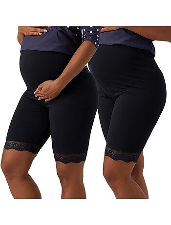 Pantalones Cortos Premamá de Mamalicious (Pack de 2)