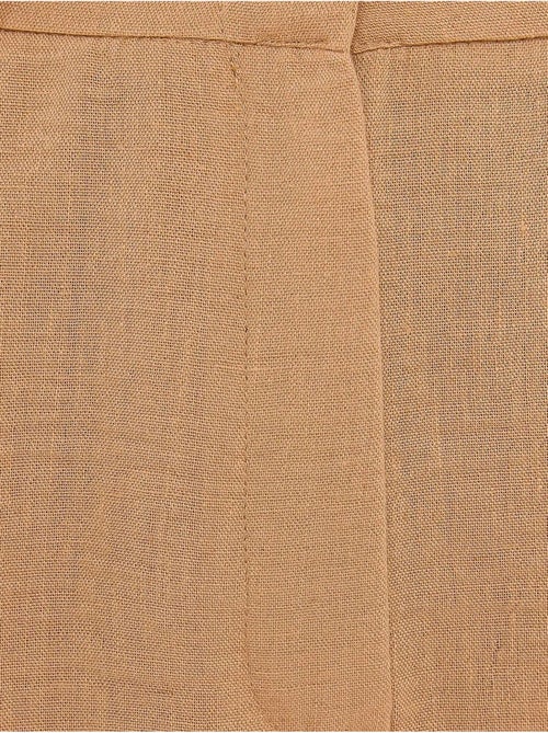 Pantalones cortos tejidos de cintura alta y plisados - Kiabi Pantalones cortos tejidos de cintura alta y plisados - Kiabi