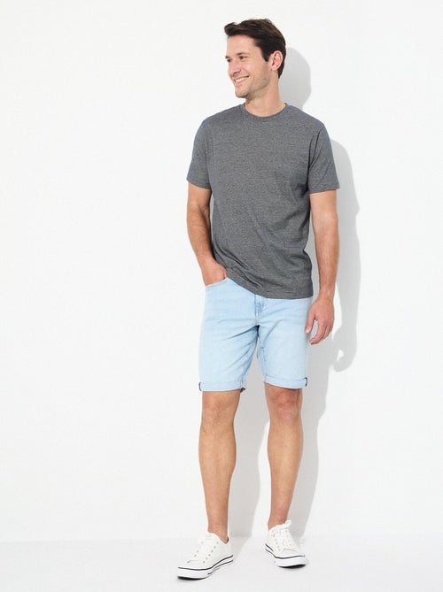 Pantalones cortos vaqueros ajustados, MO Fashion - Kiabi Pantalones cortos vaqueros ajustados, MO Fashion - Kiabi
