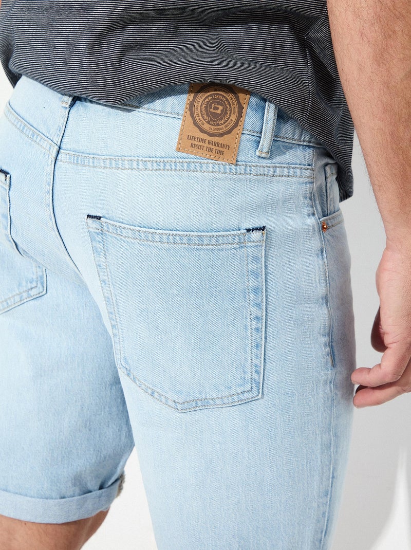 Pantalones cortos vaqueros ajustados, MO Fashion Azul - Kiabi