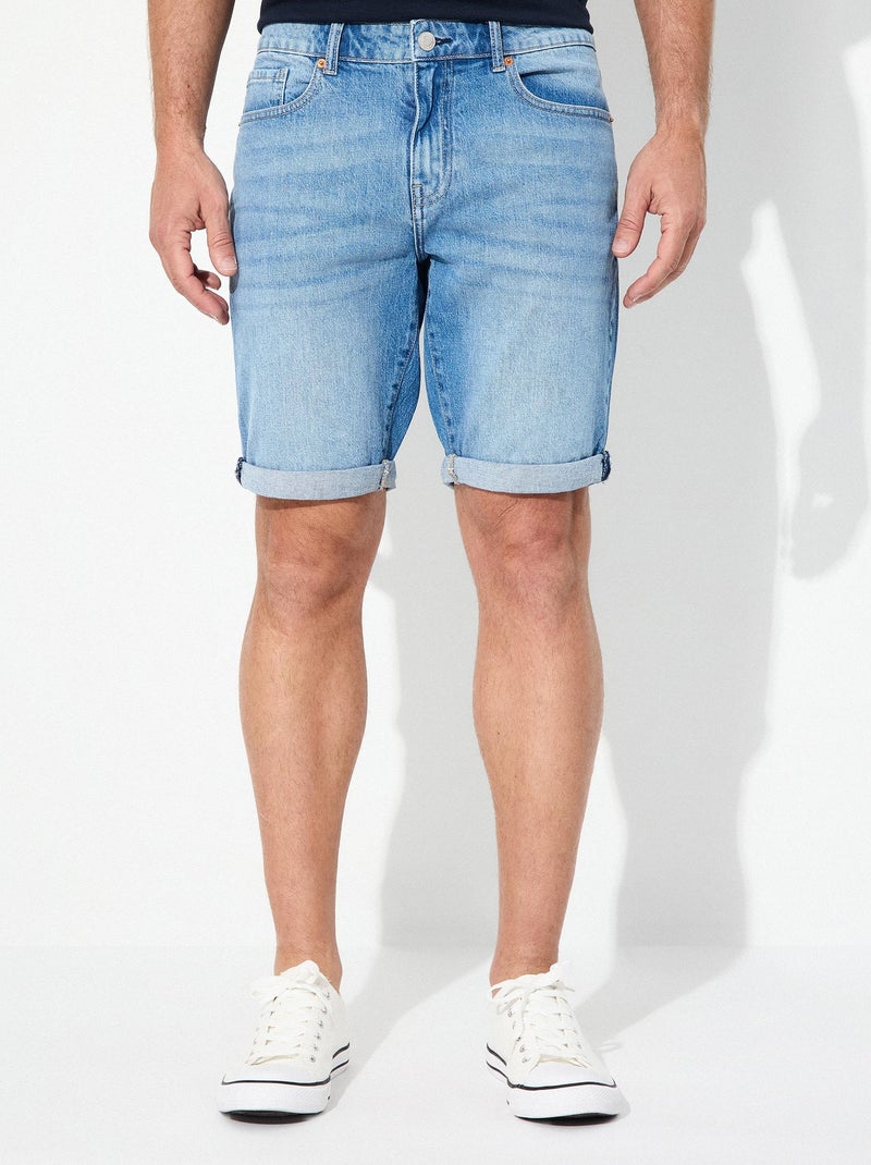 Pantalones cortos vaqueros ajustados, MO Fashion Azul - Kiabi