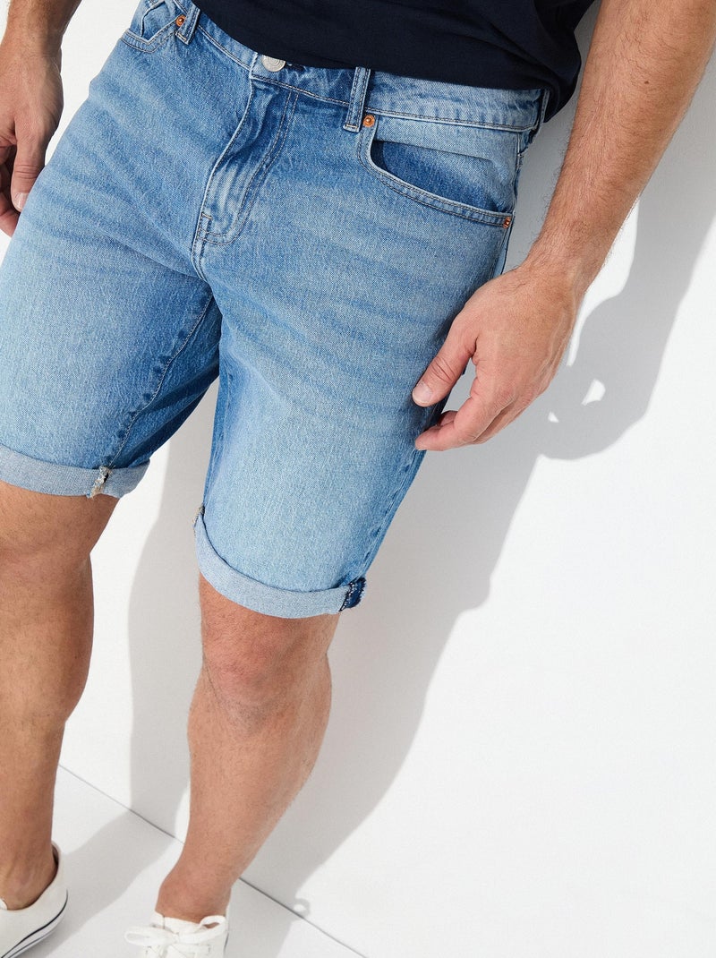Pantalones cortos vaqueros ajustados, MO Fashion Azul - Kiabi