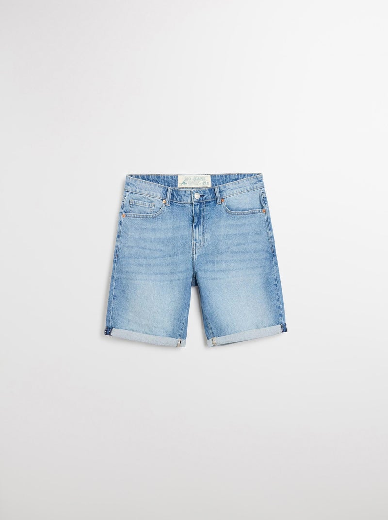 Pantalones cortos vaqueros ajustados, MO Fashion Azul - Kiabi
