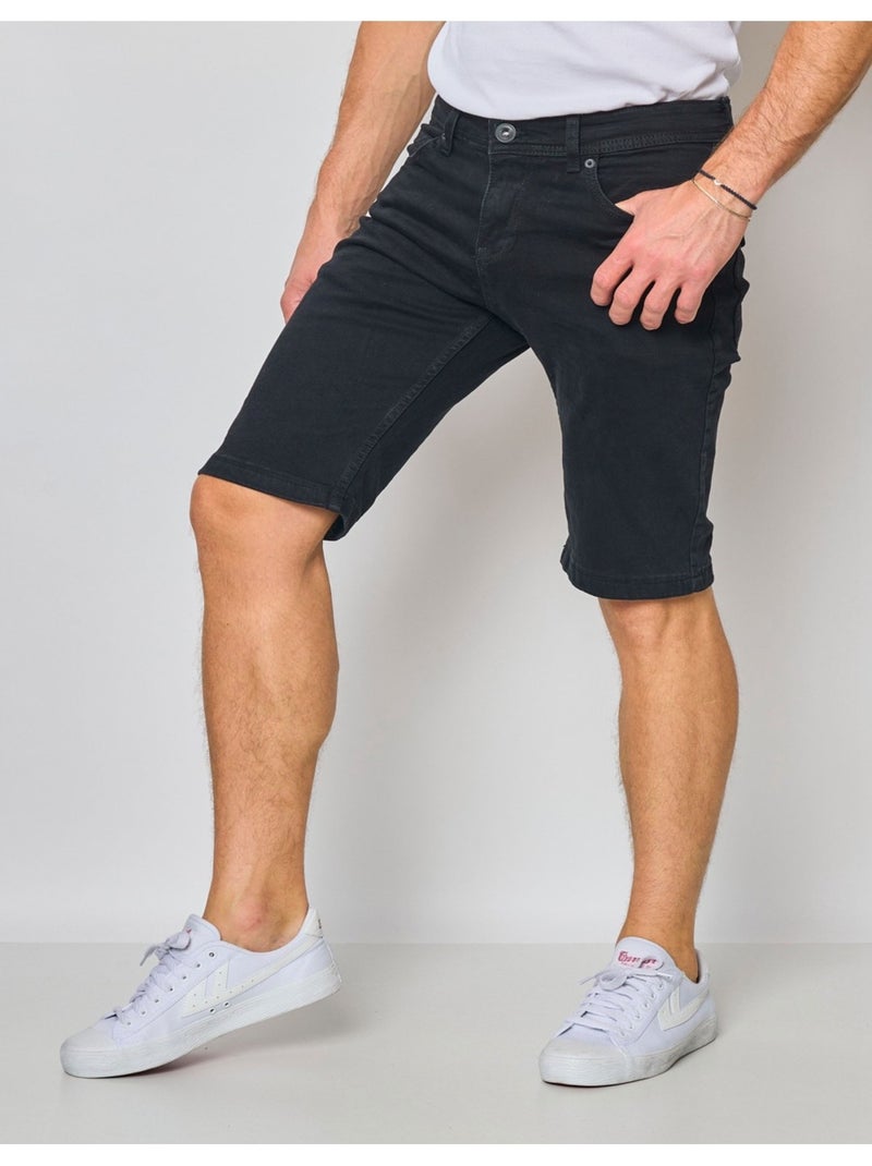 Pantalones cortos vaqueros Kebello Negro Negro - Kiabi