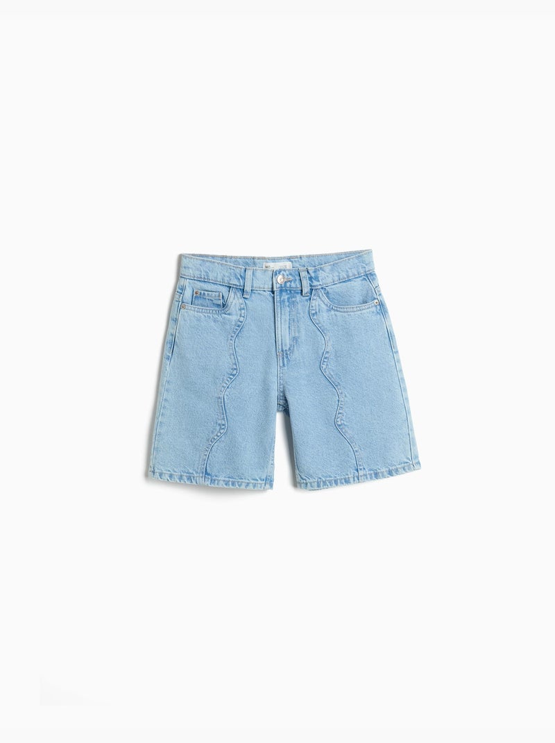 Pantalones cortos vaqueros, MO Fashion Azul - Kiabi