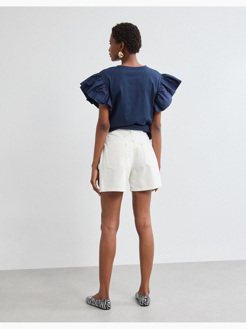 Pantalones cortos vaqueros, MO Fashion Blanco - Kiabi