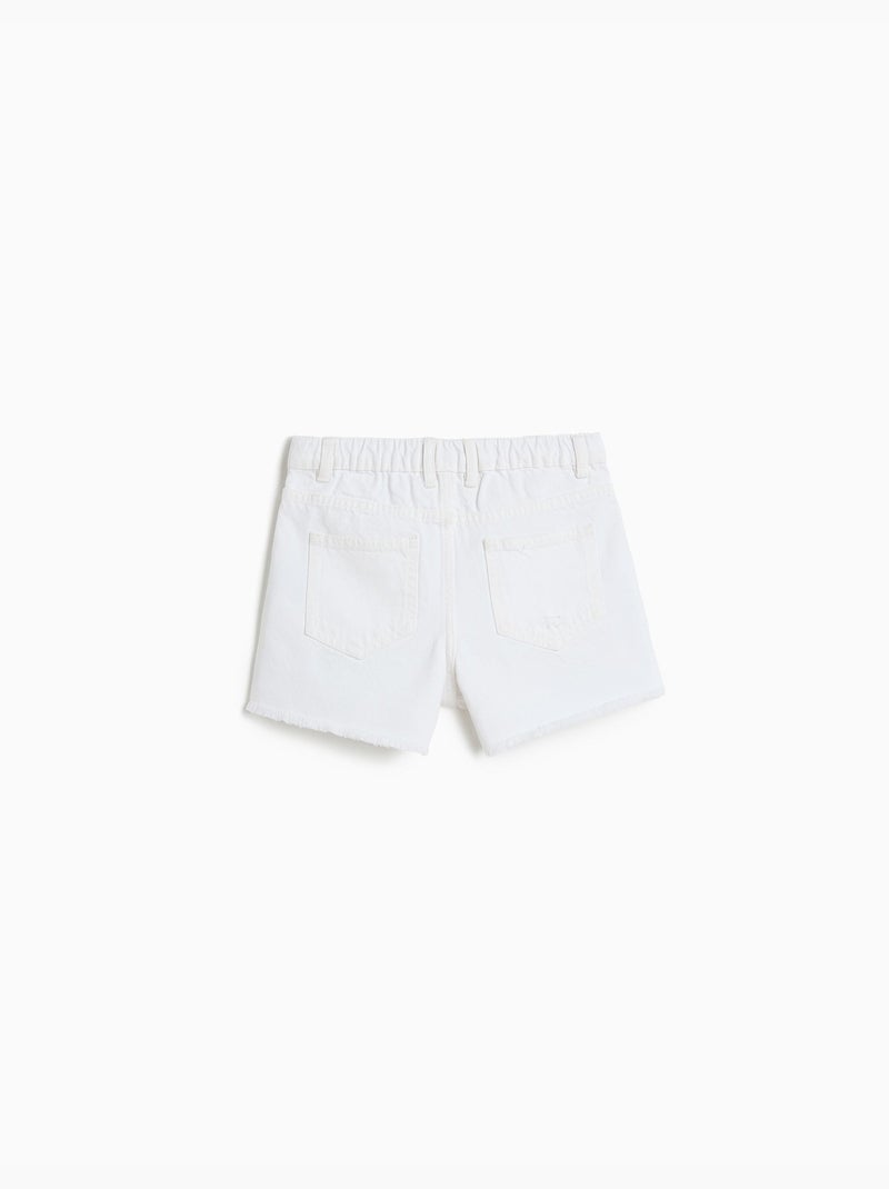Pantalones cortos vaqueros, MO Fashion Blanco - Kiabi