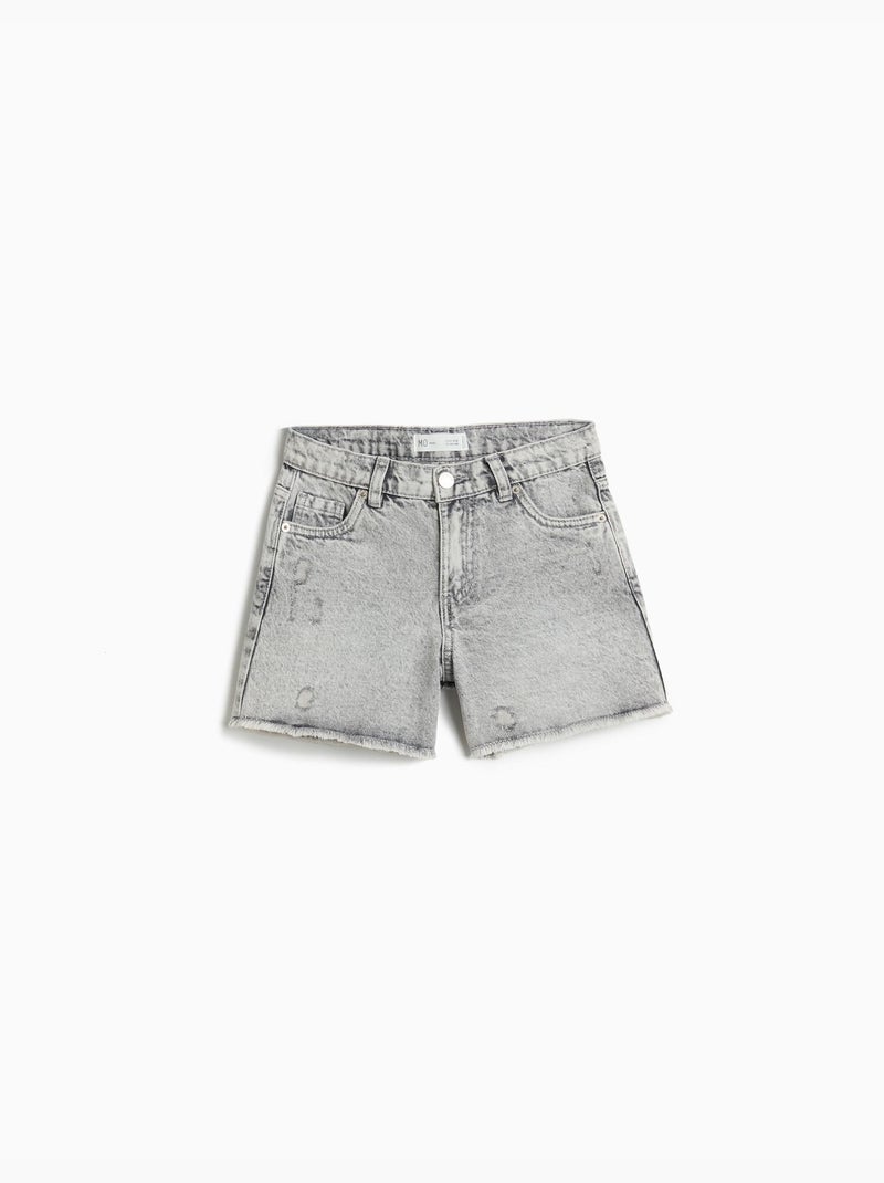 Pantalones cortos vaqueros, MO Fashion Gris - Kiabi