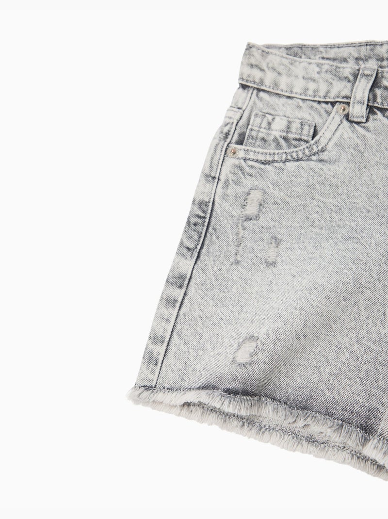 Pantalones cortos vaqueros, MO Fashion Gris - Kiabi