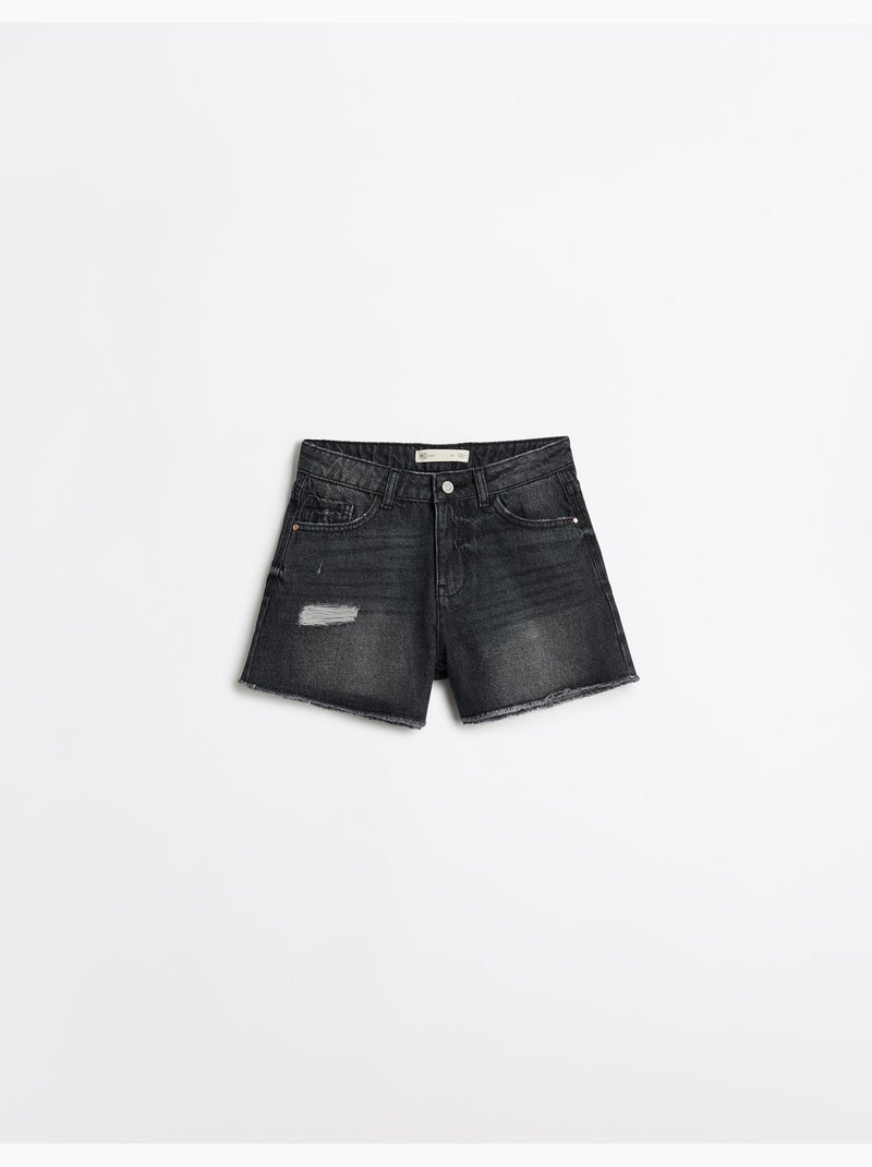 Pantalones cortos vaqueros, MO Fashion Gris - Kiabi