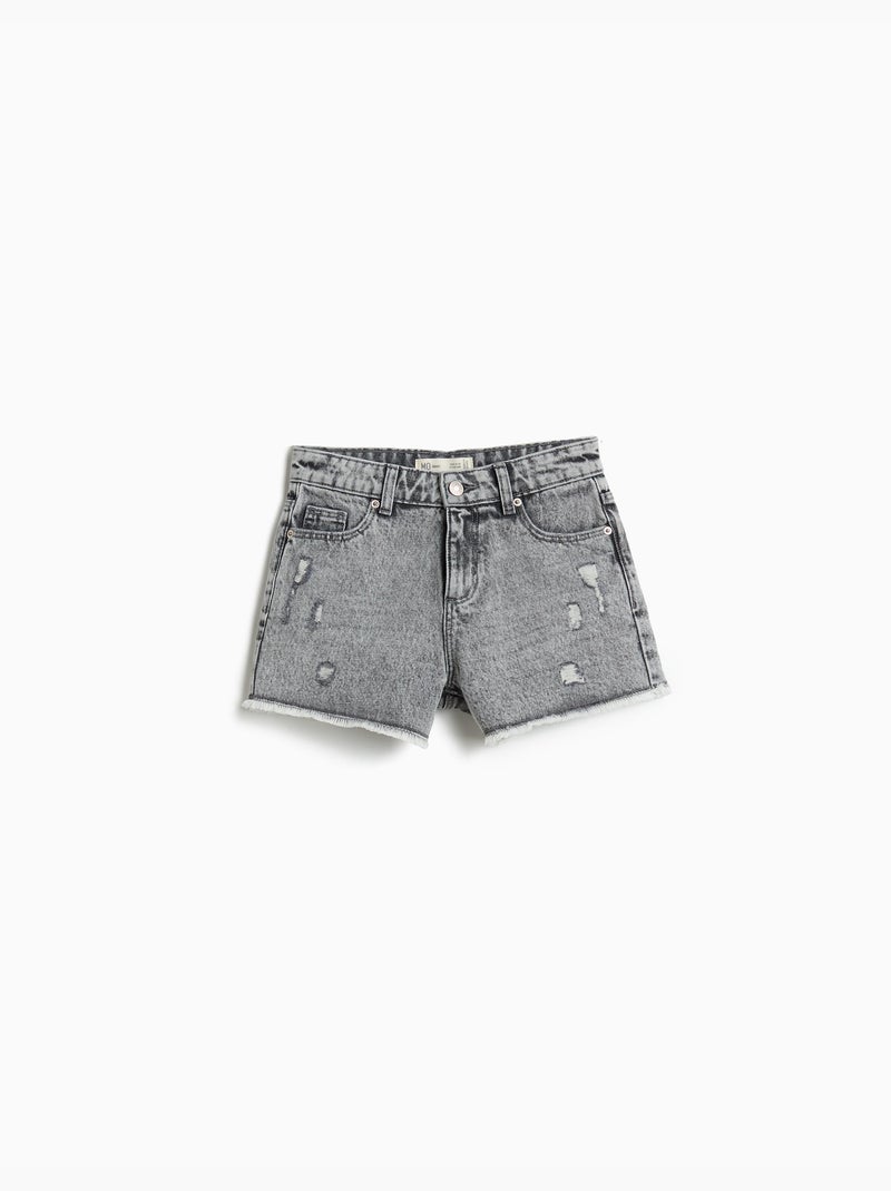 Pantalones cortos vaqueros, MO Fashion Gris - Kiabi