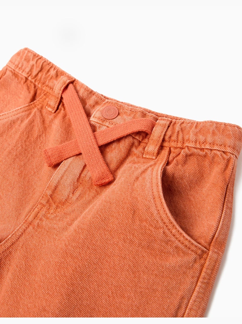 Pantalones cortos vaqueros, mo fashion Naranja - Kiabi
