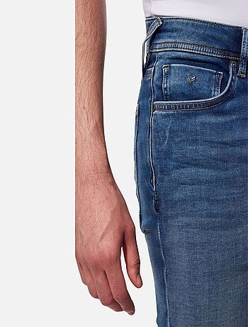 Pantalones cortos vaqueros oscuros para hombre Kaporal ELIXE