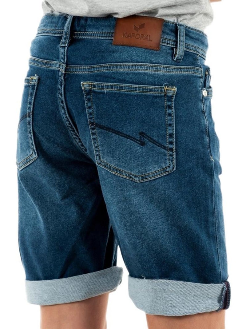 Pantalones Cortos Vaqueros para Niño Kaporal Azul vaquero - Kiabi