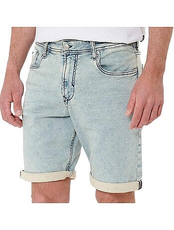 Pantalones Cortos Vaqueros Rectos para Hombre Kaporal