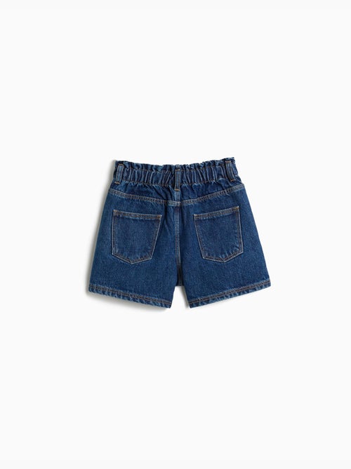 Pantalones cortos vaqueros tipo bolsa de papel, mo fashion - Kiabi Pantalones cortos vaqueros tipo bolsa de papel, mo fashion - Kiabi