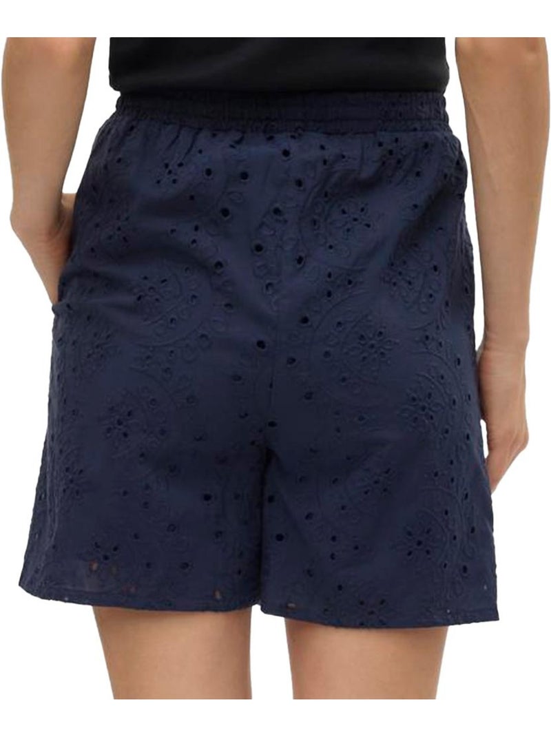 Pantalones cortos vero moda para mujer Azul marino - Kiabi