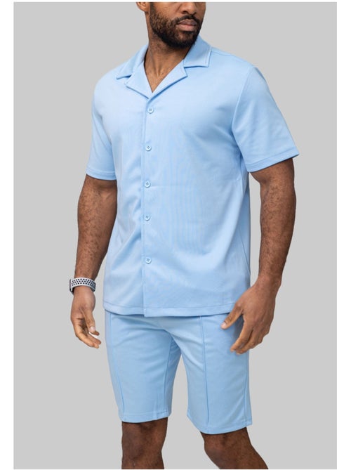 Pantalones cortos,Conjunto de camisa Kebello - Kiabi