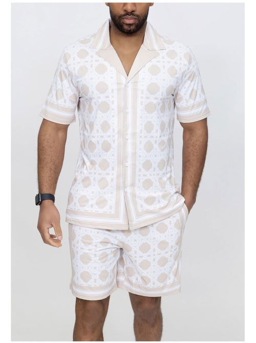 Pantalones cortos,Conjunto de camisa Kebello - Kiabi