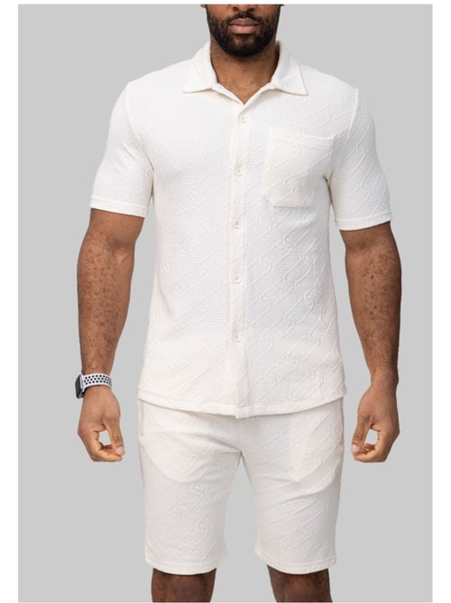 Pantalones cortos,Conjunto de camisa Kebello - Kiabi