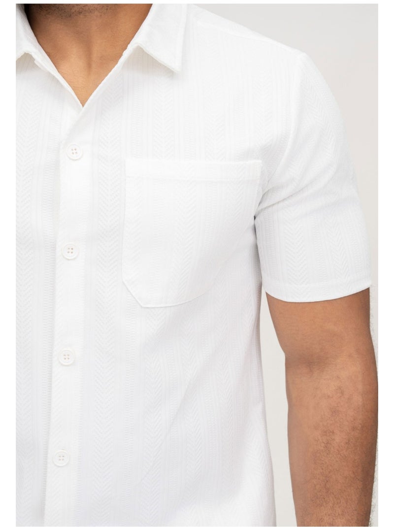 Pantalones cortos,Conjunto de camisa Kebello Blanco - Kiabi