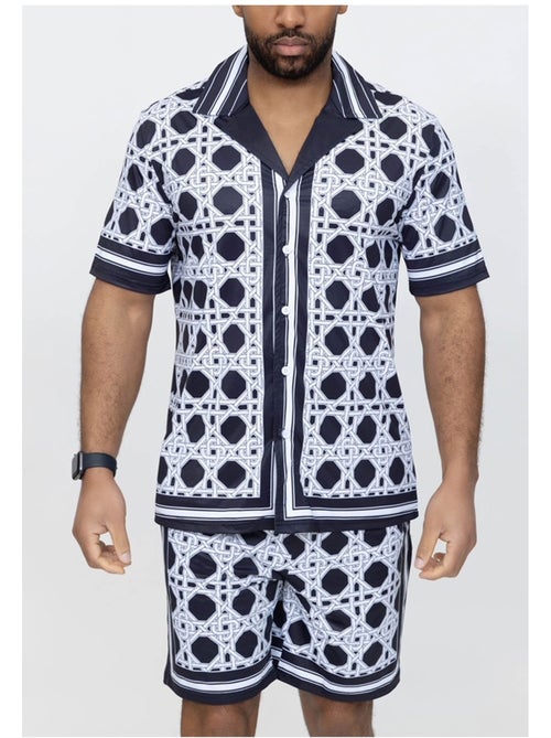 Pantalones cortos,Conjunto de camisa Kebello - Kiabi
