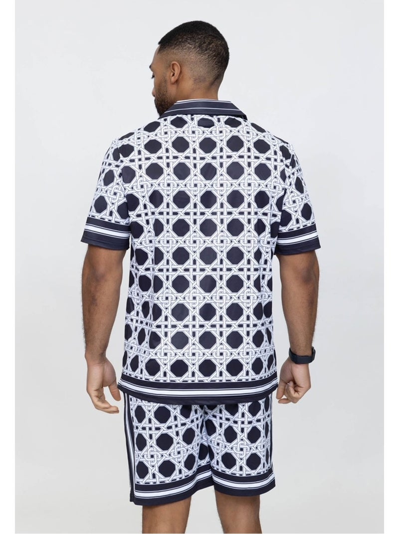 Pantalones cortos,Conjunto de camisa Kebello Negro Negro - Kiabi