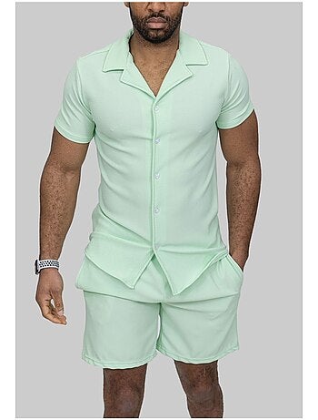 Pantalones cortos,Conjunto de camisa Kebello