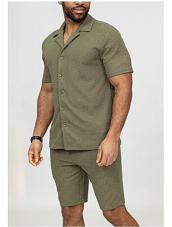 Pantalones cortos,Conjunto de camisa Kebello