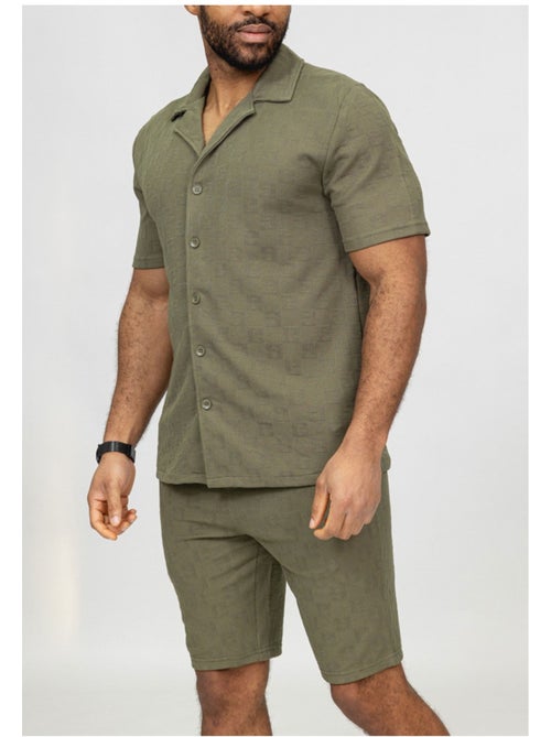 Pantalones cortos,Conjunto de camisa Kebello - Kiabi