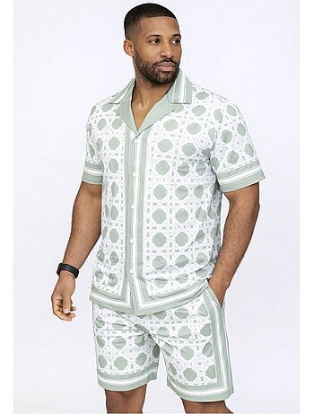 Pantalones cortos,Conjunto de camisa Kebello