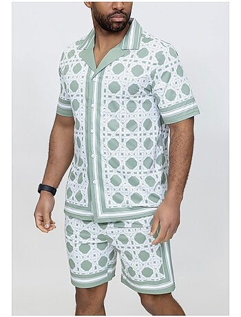 Pantalones cortos,Conjunto de camisa Kebello