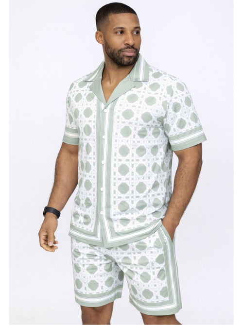 Pantalones cortos,Conjunto de camisa Kebello - Kiabi