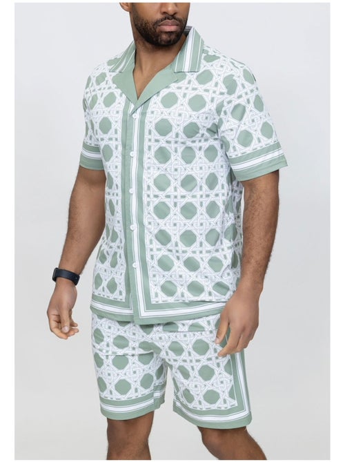 Pantalones cortos,Conjunto de camisa Kebello - Kiabi
