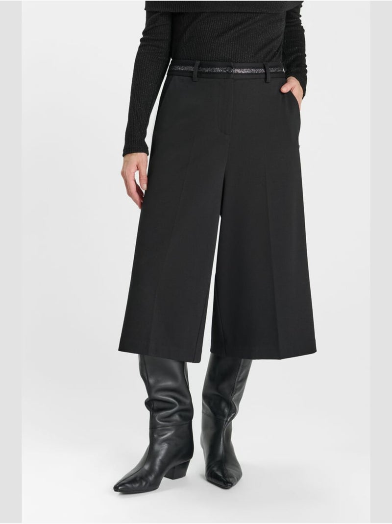 Pantalones cropped felipa Negro - Kiabi
