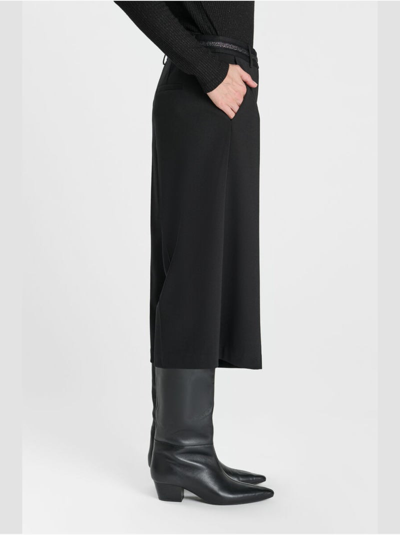 Pantalones cropped felipa Negro - Kiabi