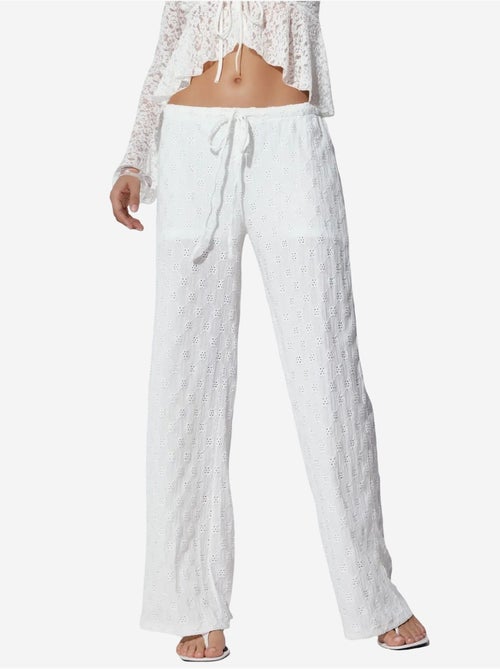 Pantalones de algodón de mujer de pernera recta busem - Kiabi