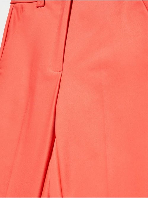 Pantalones de algodón de tiro alto y pernera recta dilvin - Kiabi Pantalones de algodón de tiro alto y pernera recta dilvin - Kiabi