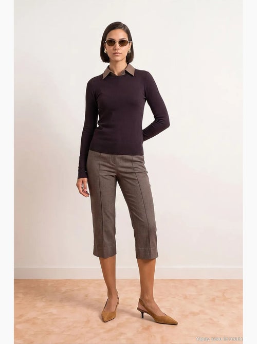 Pantalones de algodón para mujer dilvin - Kiabi Pantalones de algodón para mujer dilvin - Kiabi