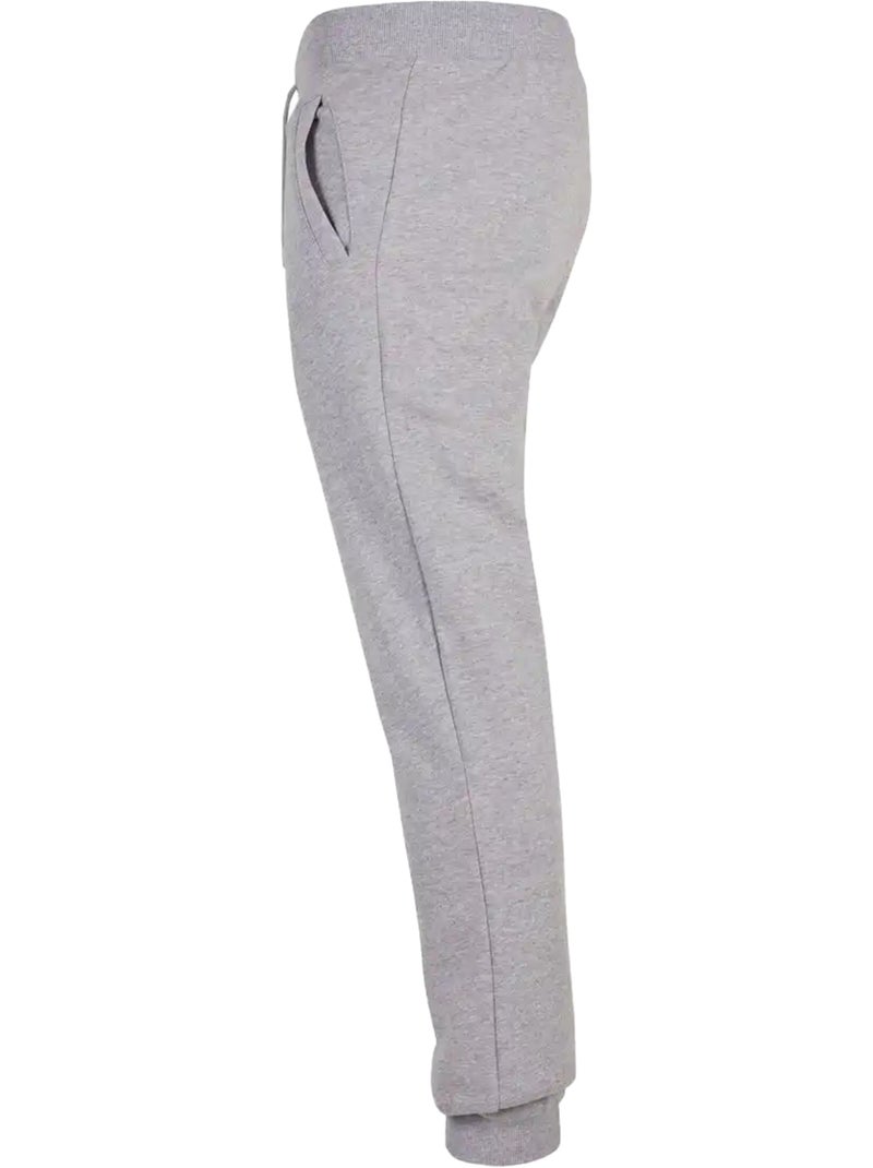 Pantalones de chándal basic de orgánicos para hombre - build your brand Gris jaspeado - Kiabi