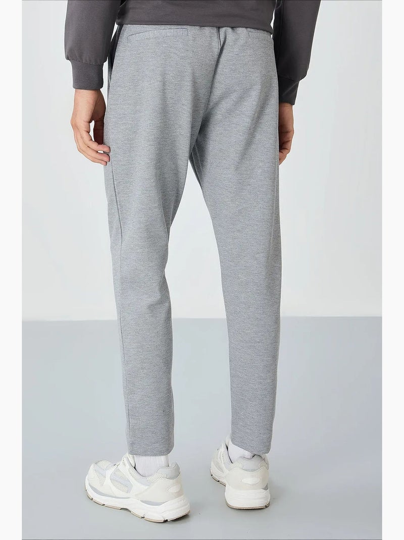 Pantalones de chándal de algodón y poliéster para hombre tommy Gris claro - Kiabi