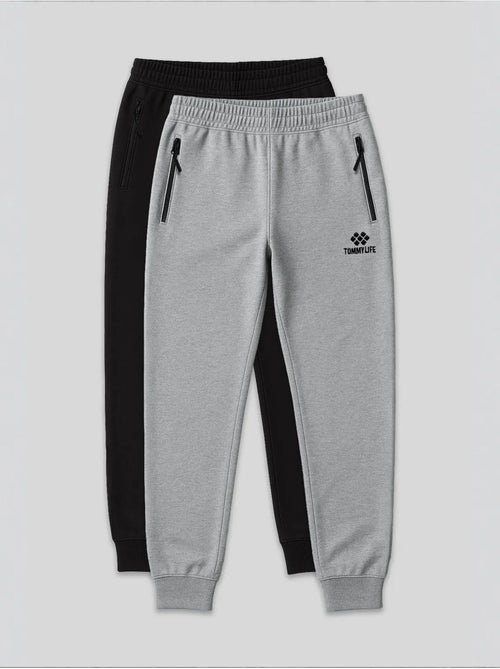Pantalones de chándal de hombre de mezcla de algodón tommy - Kiabi Pantalones de chándal de hombre de mezcla de algodón tommy - Kiabi
