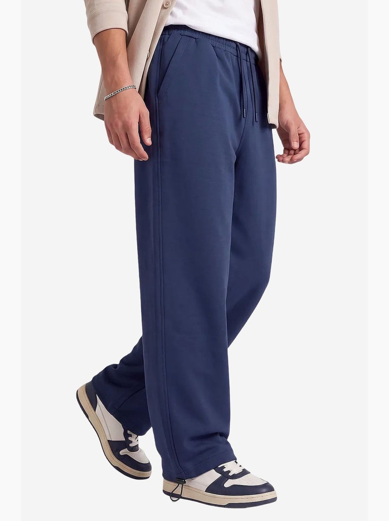 Pantalones de chándal de hombre en mezcla de algodón tommy Azul marino - Kiabi