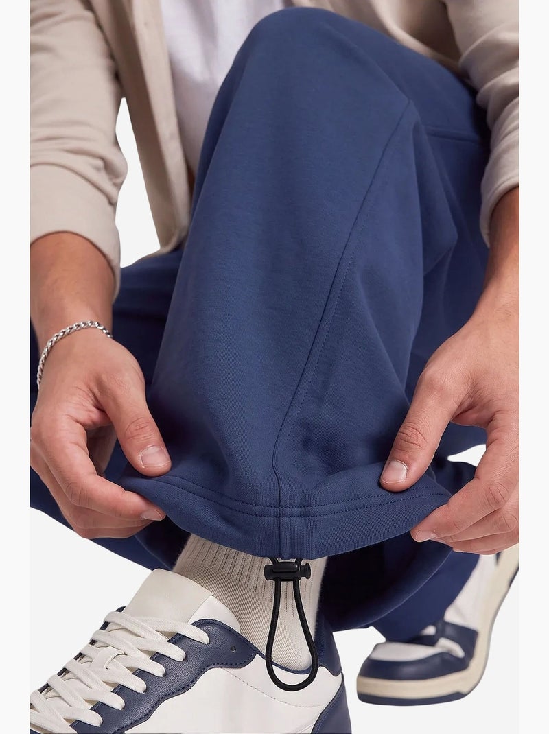 Pantalones de chándal de hombre en mezcla de algodón tommy Azul marino - Kiabi