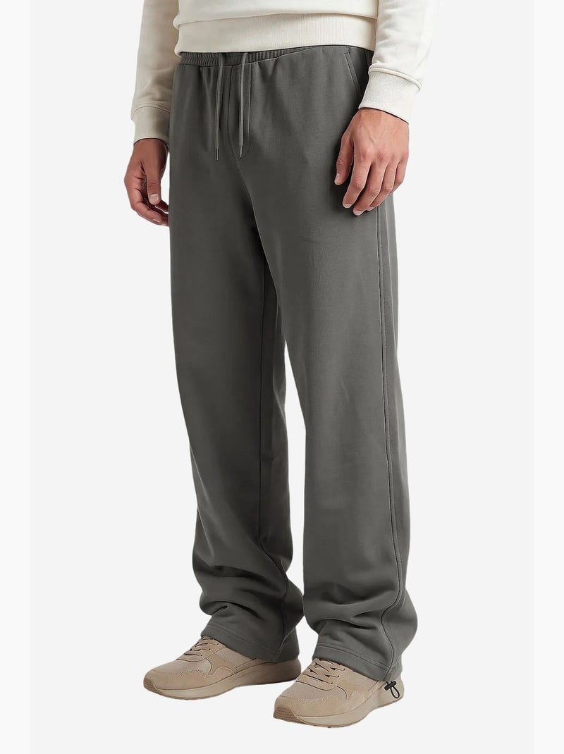 Pantalones de chándal de hombre en mezcla de algodón tommy Gris negro - Kiabi