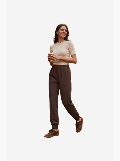 Pantalones de chándal de mujer de mezcla de algodón tommy - Kiabi Pantalones de chándal de mujer de mezcla de algodón tommy - Kiabi