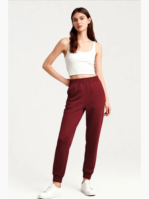 Pantalones de chándal de mujer de mezcla de algodón tommy - Kiabi Pantalones de chándal de mujer de mezcla de algodón tommy - Kiabi