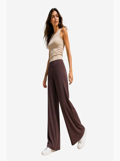 Pantalones de chándal de mujer en mezcla de viscosa tommy - Kiabi
